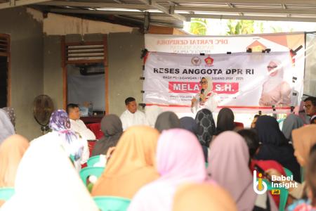 Curhat Masyarakat Basel kepada Melati Erzaldi: Tolong Kami, Bu…