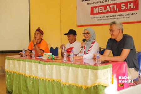 Di Desa Pelangas, Melati Banyak Terima Aspirasi Pendidikan dan Keumatan