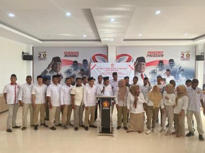 Gerindra Bangka Tengah Solid Bawa Nama Gibran