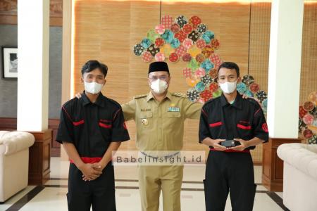 Keren! Inovasi Dua Siswa SMKN 1 Muntok Diborong Polda Babel 