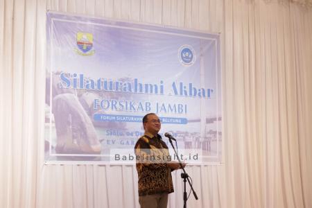 Kukuhkan IKAMBA Jambi, Gubernur Erzaldi:' 'Kenalkan Mereka Tentang Babel..'