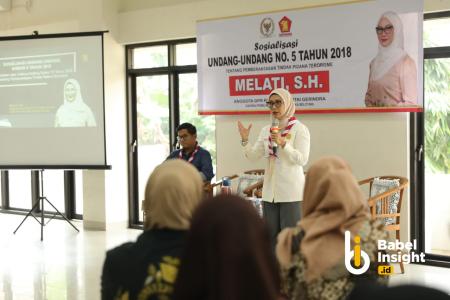 Pesan Melati Erzaldi untuk Pemuda Babel: Hati-Hati Penyusupan Terorisme