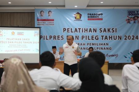 Saksi Gerindra Harus Buka Mata terhadap Potensi Kecurangan