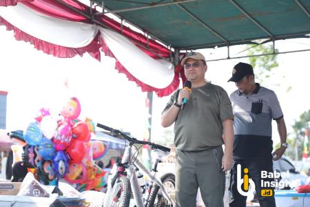 Serunya Jalan Sehat Warga Air Itam Bersama Erzaldi Rosman